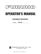 Furuno FAX-30 User manual