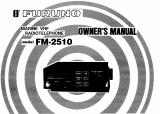 Furuno FM-2510 User manual