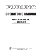 Furuno FS-2570 User manual