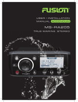 Fusion MS-RA205 User manual