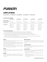 Fusion CA-AM20650 User manual