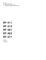 Gaggenau RF 471 User manual