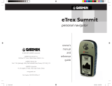 Garmin eTrex Summit User manual