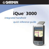 Garmin iQue 3000 Operating instructions