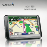 Garmin nuvi 465t pro Owner's manual