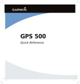 Garmin GPS 500 User manual