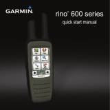 Garmin Rino 610 User manual