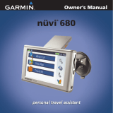 Garmin nüvi® 680 User manual