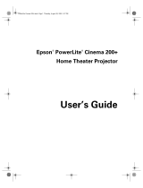 Garmin Cinema 200+ User manual
