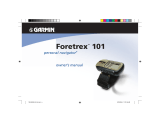 Garmin ForetrexTM 101 User manual