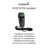 Garmin Dispositivo de mano VHF con cable GHS 10i Owner's manual