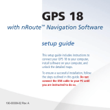 Garmin GPS 18 User manual