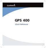 Garmin GPS 400 User manual
