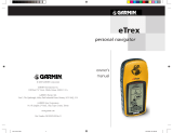 Garmin personal navigator User manual