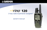 Garmin Rino 120 User manual