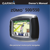 Garmin Zumo TM 500/550 User manual