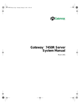 Gateway 7450R User manual