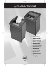 GBC ShredMaster 2260X User manual