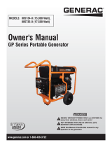 Generac Power Systems GP Series User manual