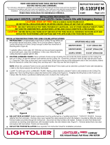Lightolier 1001FEM Series User manual