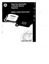 GE 2-9233 User manual