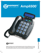 Geemarc AMPLI500 User manual