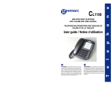 Geemarc CL1100 User manual