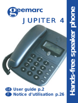 Geemarc Jupiter 4 User manual