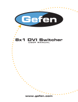 Gefen 8x1 DVI User manual