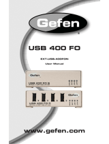 Gefen USB 400 FO User manual