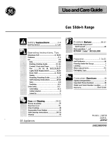 GE JGSP31 User manual