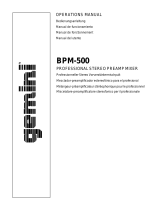 Gemini BPM-500 User manual