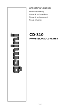 Gemini CD-340 User manual