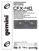Gemini CFX-40 User manual
