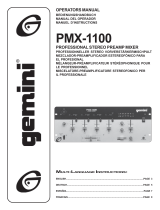 Gemini PMX-1100 User manual