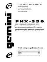 Gemini PMX-350 User manual