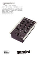 Gemini PS-121X User manual
