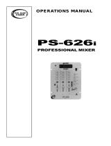 Gemini PS-626i User manual