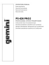 Gemini PS-626 PRO2 User manual
