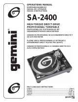 Gemini SA-2400 User manual