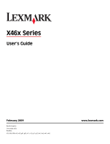 Lexmark X466de User manual