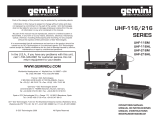 Gemini UHF-116M User manual