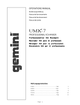 Gemini UMX-7 User manual