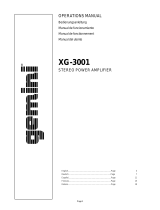 Gemini XG-3001 User manual