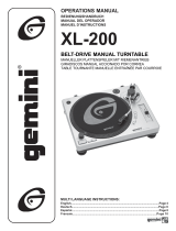 Gemini XL-200 User manual