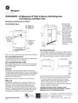 GE Monogram B420DR User manual