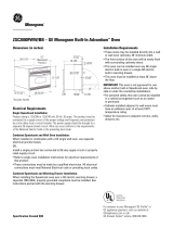 GE ZSC2000FWW/BB User manual