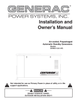 Generac Centurion 004692-0 User manual