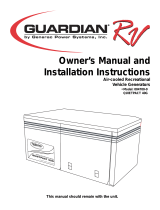 Generac Power Systems Guardian RV QUIETPACT 40G User manual