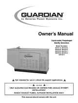 Generac Power Systems Guardian 004724-0 User manual